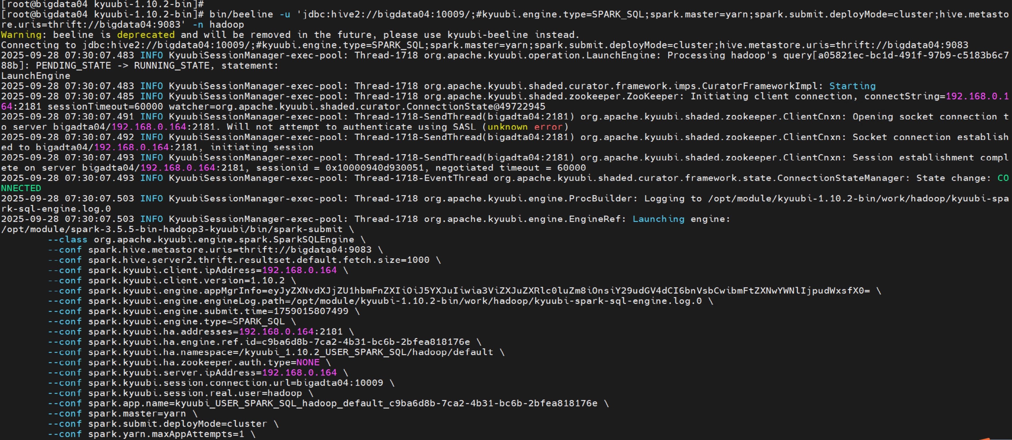 Kyuubi - Kyuubi Spark SQL 集成 Minio S3 _阿洋 blog
